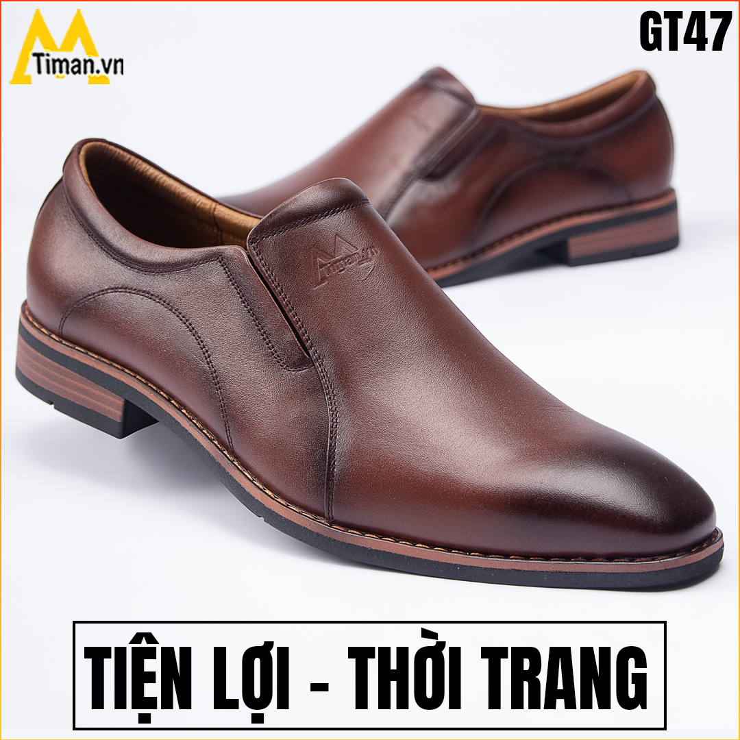 Giày da bò thật cao cấp Timan